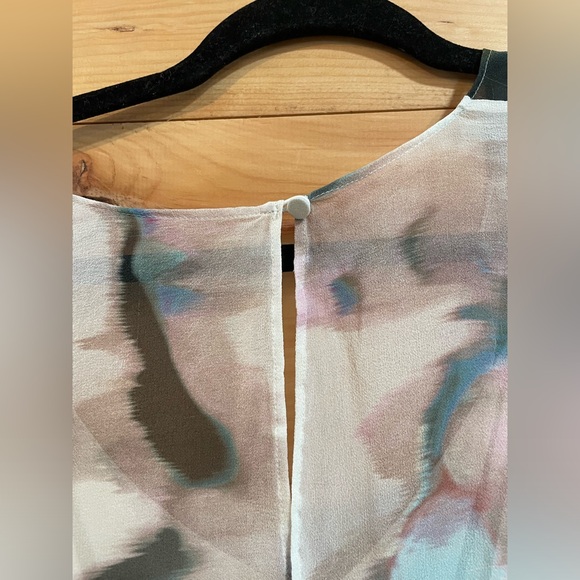 Alice + Olivia Baska Watercolor Silk Dress Size M - Picture 11 of 14